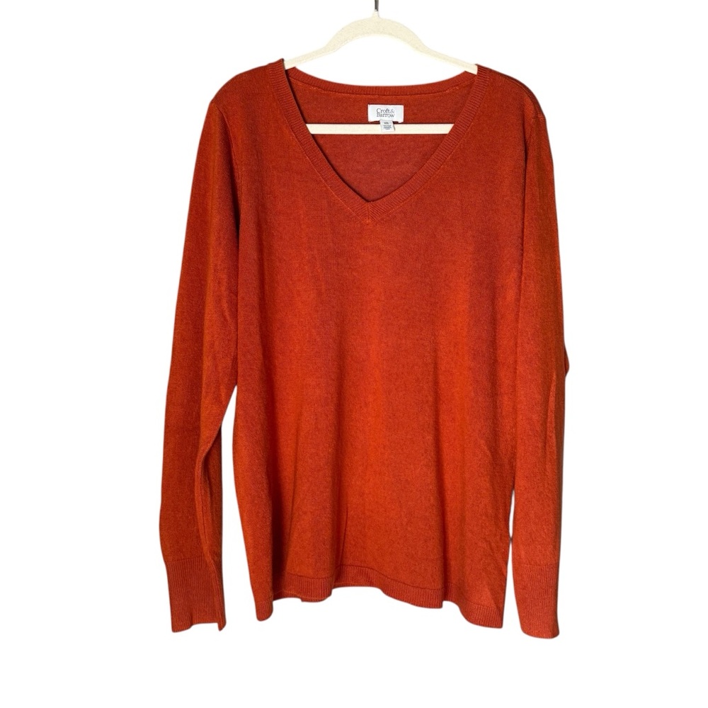 Croft & Barrow Orange Sweater | XXL